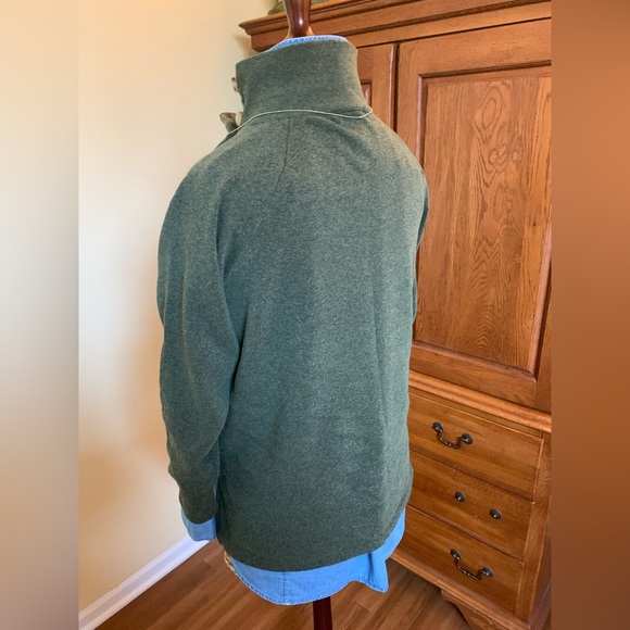 J. Crew Factory wide button collar sweatshirt - Picture 2 of 9